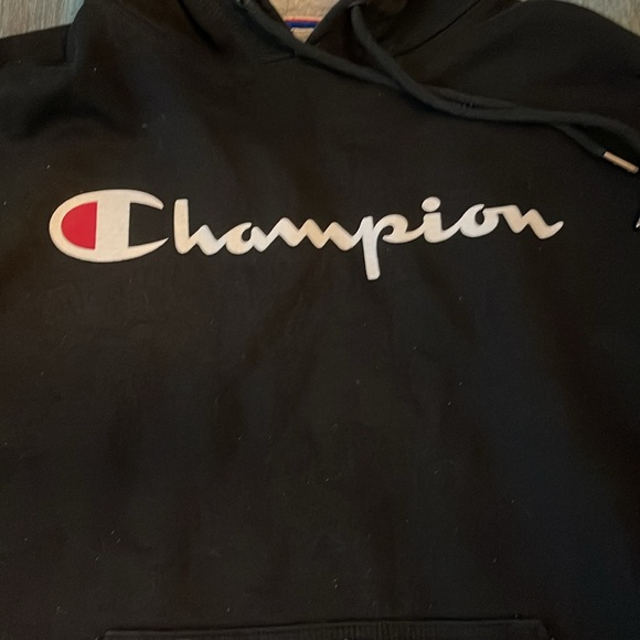 Champion hoodie black Men S - Picture 2 of 3